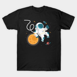 Astronaut In Space T-Shirt